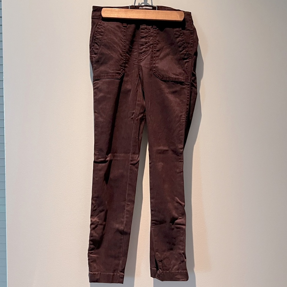 J Crew Burgundy Pants